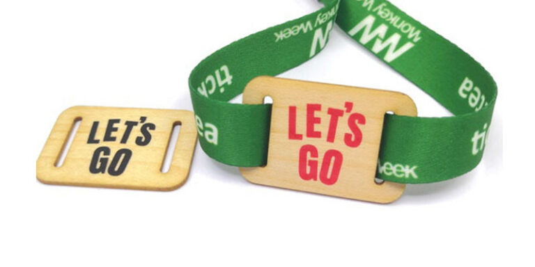 华苑环保型音乐节RFID智能编织手腕带